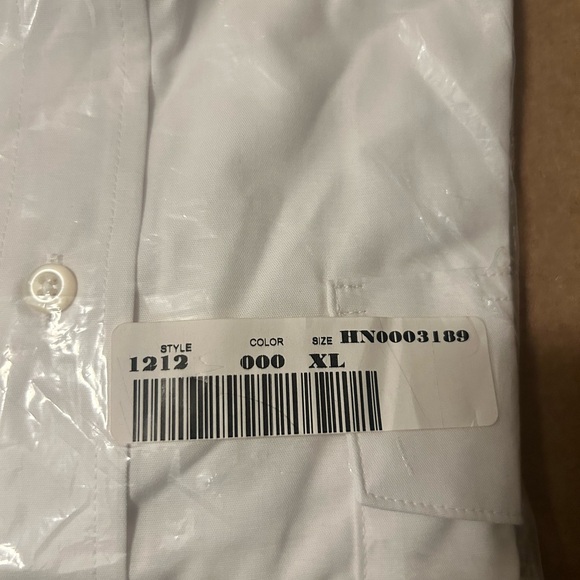Edwards NWT Classic Garment White Button Up Size XL - Picture 3 of 3